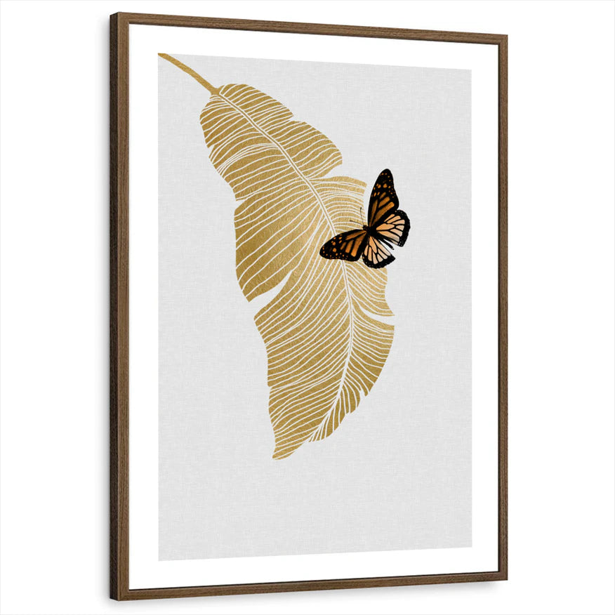 framed-print-brown-walnut-white-border