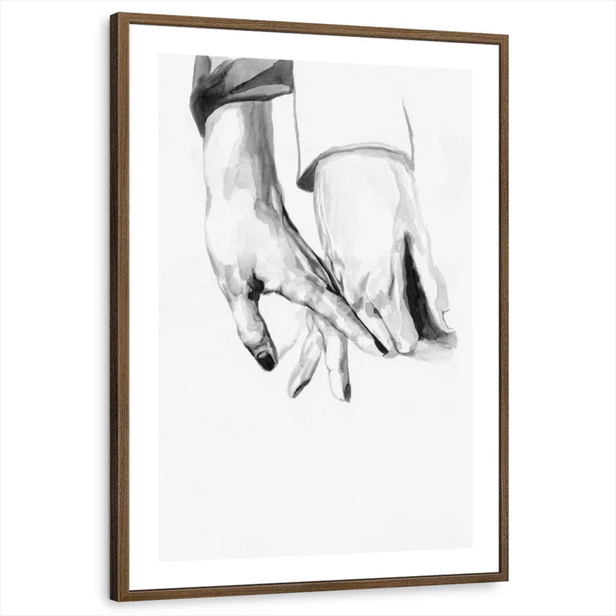framed-print-brown-walnut-white-border