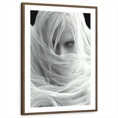 framed-print-brown-walnut-white-border