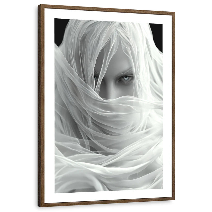 framed-print-brown-walnut-white-border