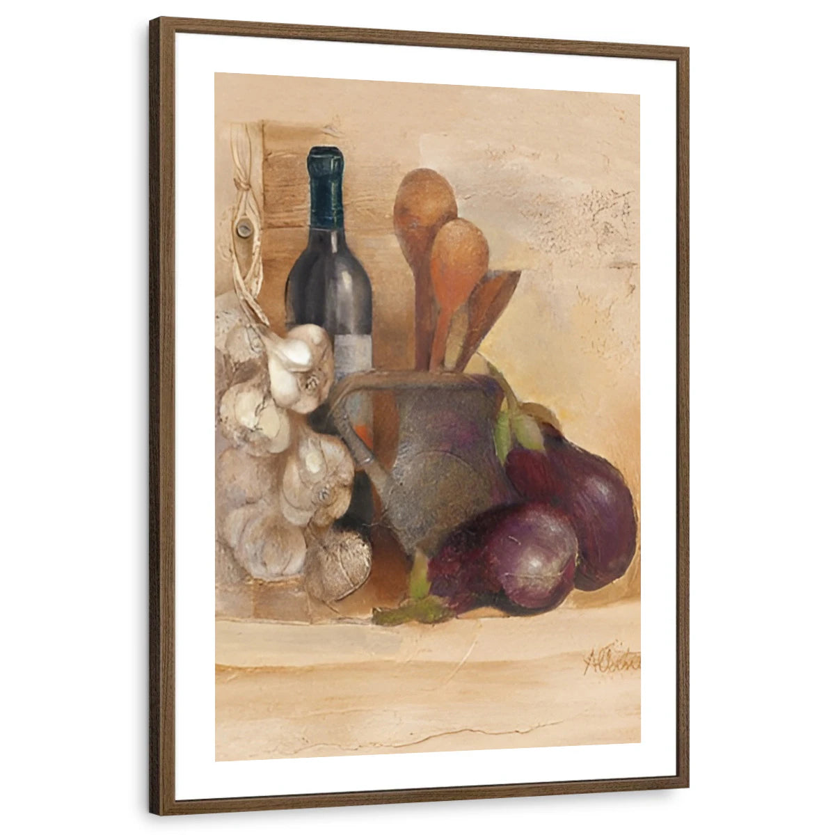 framed-print-brown-walnut-white-border