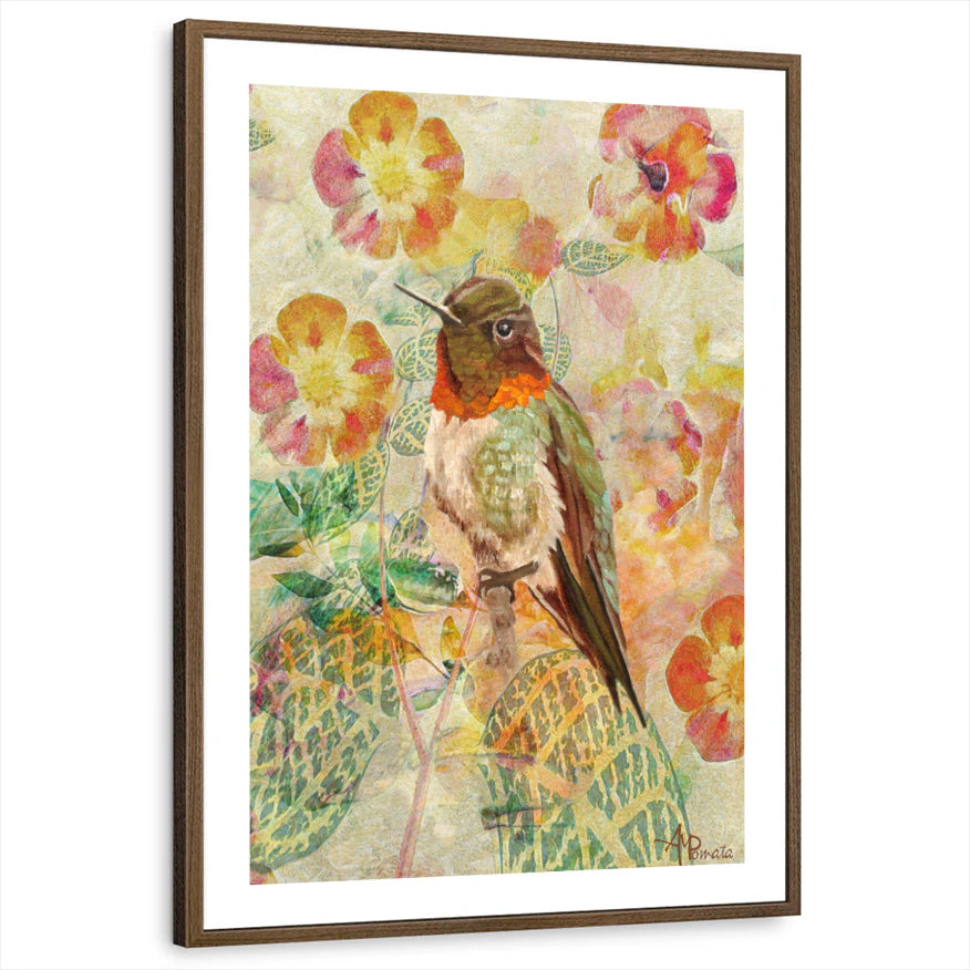 framed-print-brown-walnut-white-border