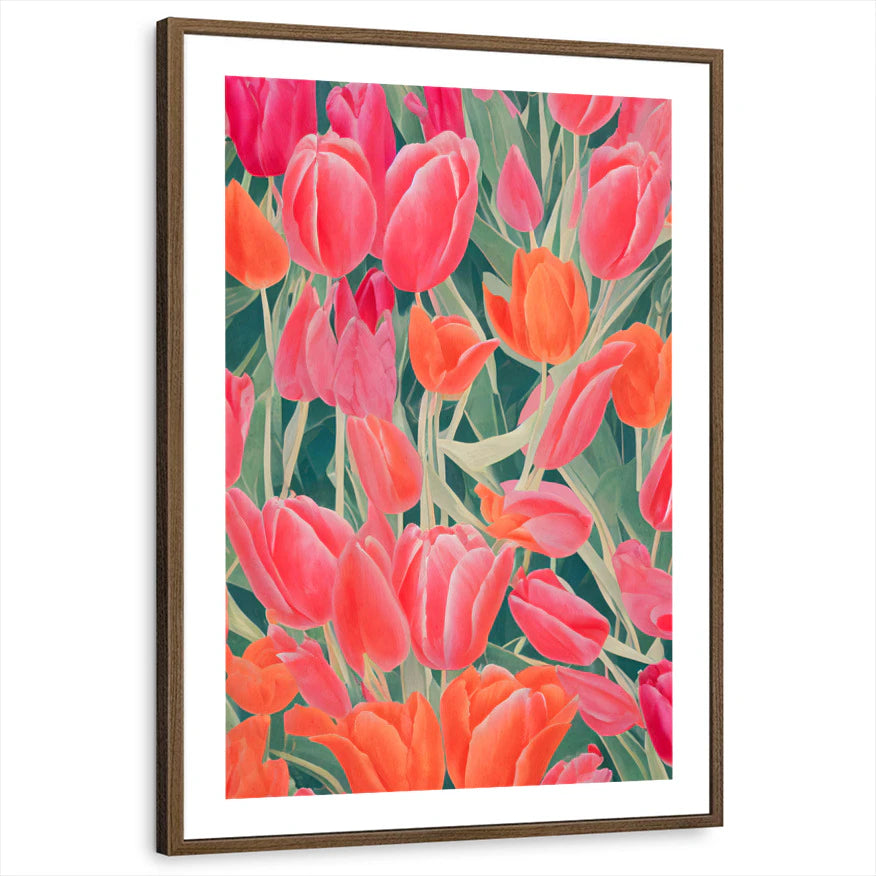 framed-print-brown-walnut-white-border