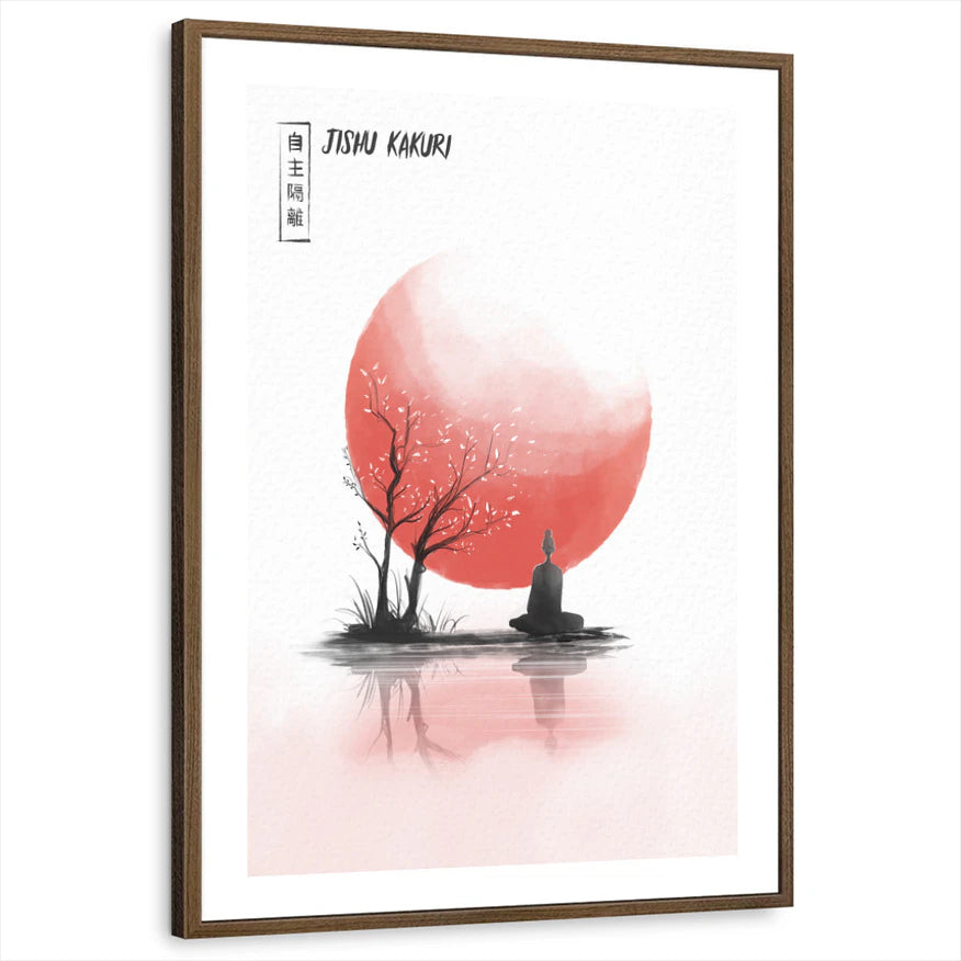 framed-print-brown-walnut-white-border