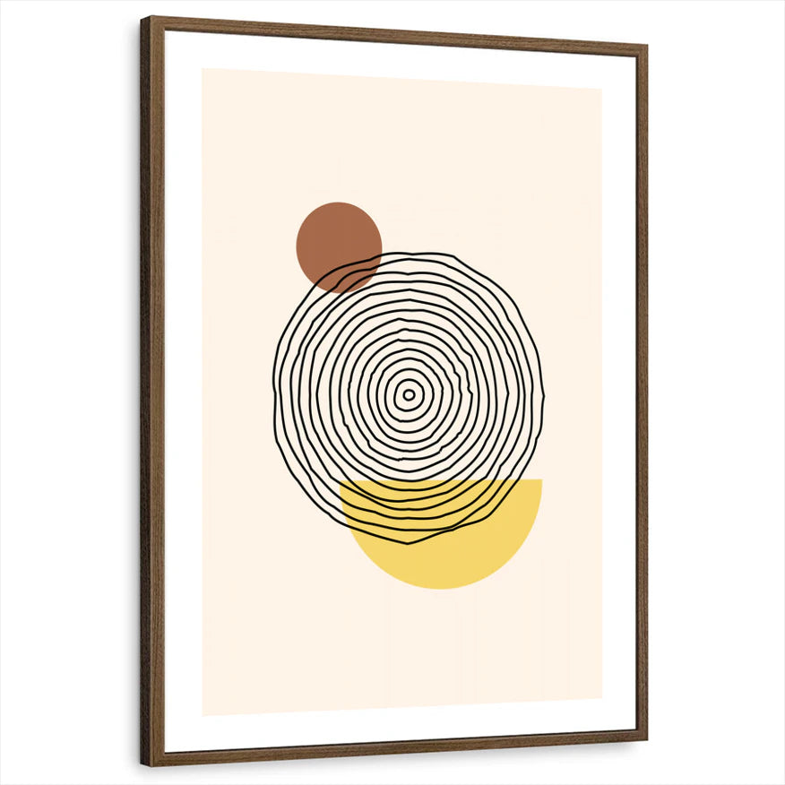 framed-print-brown-walnut-white-border