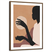 framed-print-brown-walnut-white-border