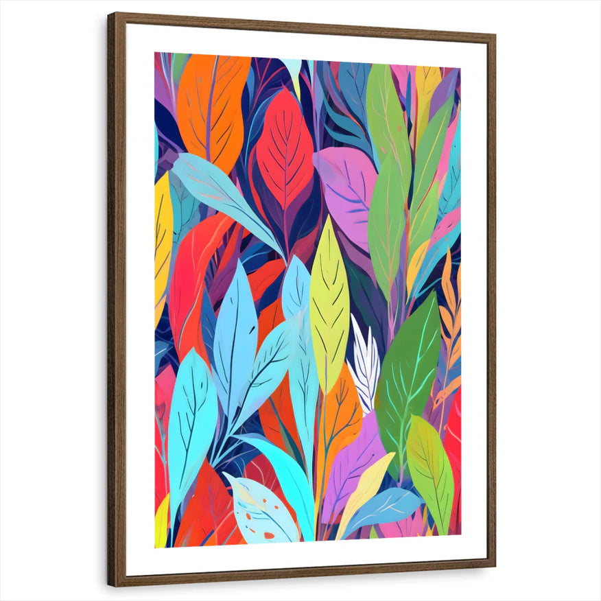 framed-print-brown-walnut-white-border
