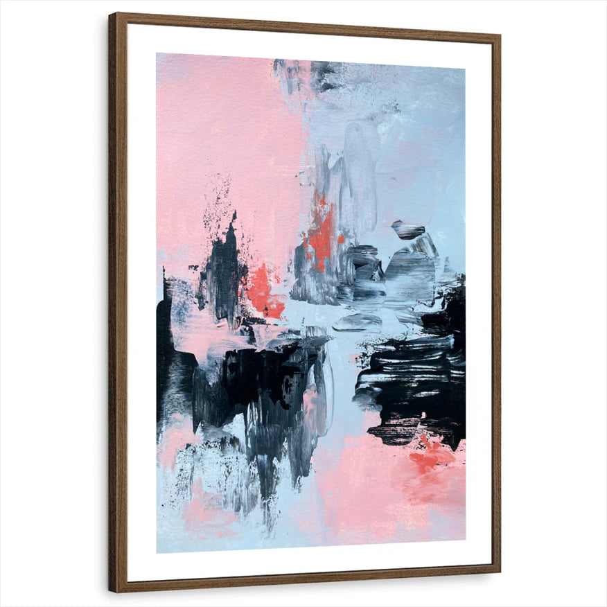framed-print-brown-walnut-white-border