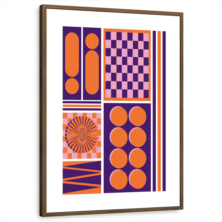 framed-print-brown-walnut-white-border