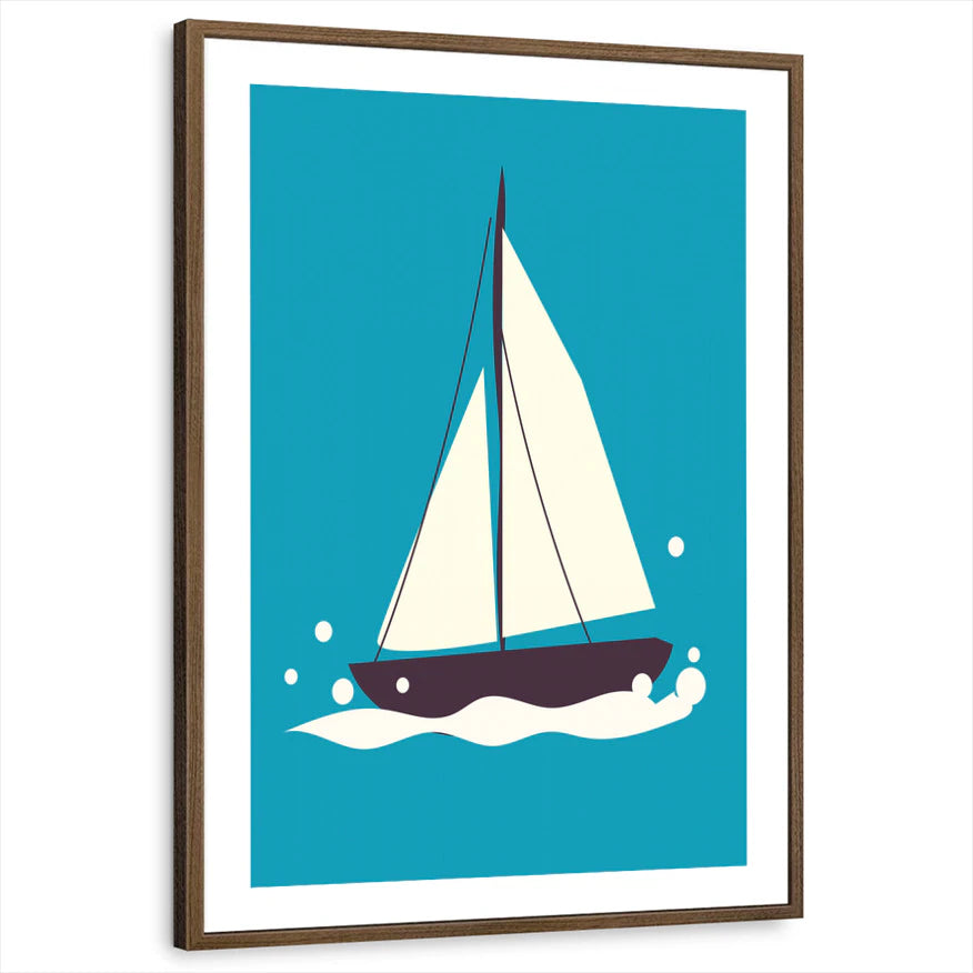 framed-print-brown-walnut-white-border