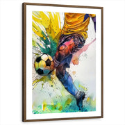 framed-print-brown-walnut-white-border