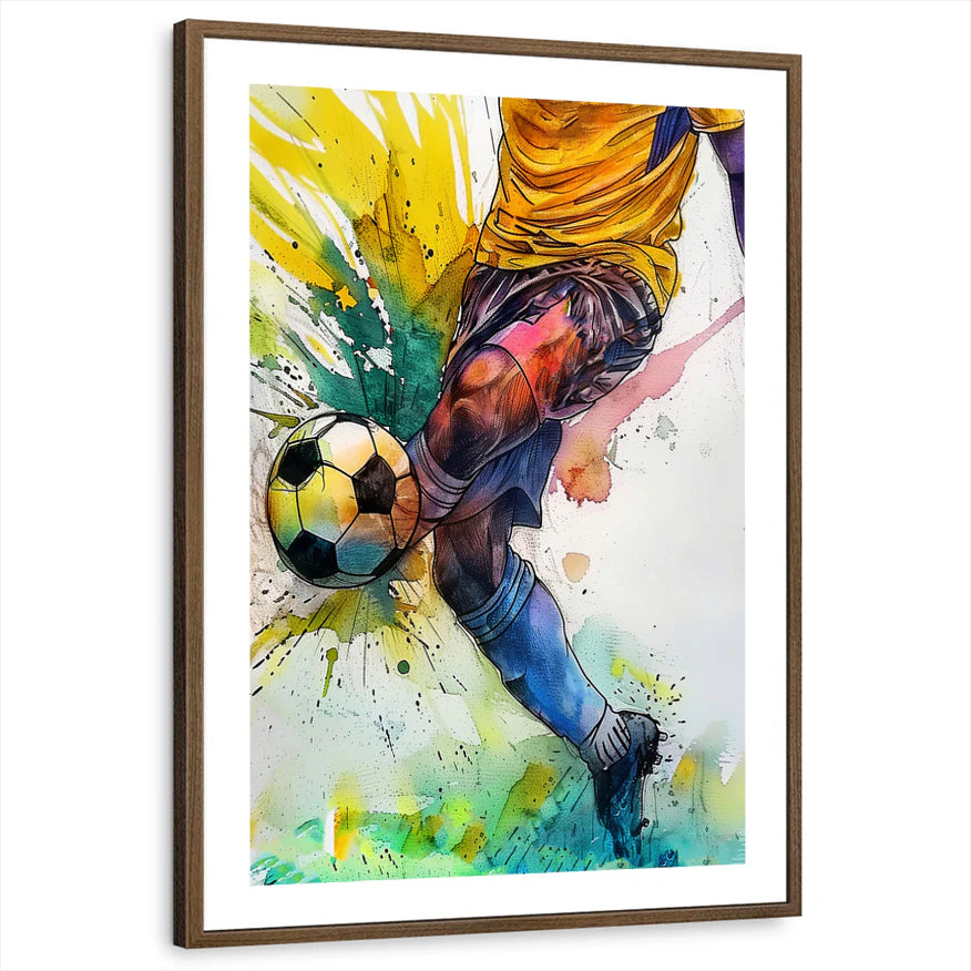 framed-print-brown-walnut-white-border