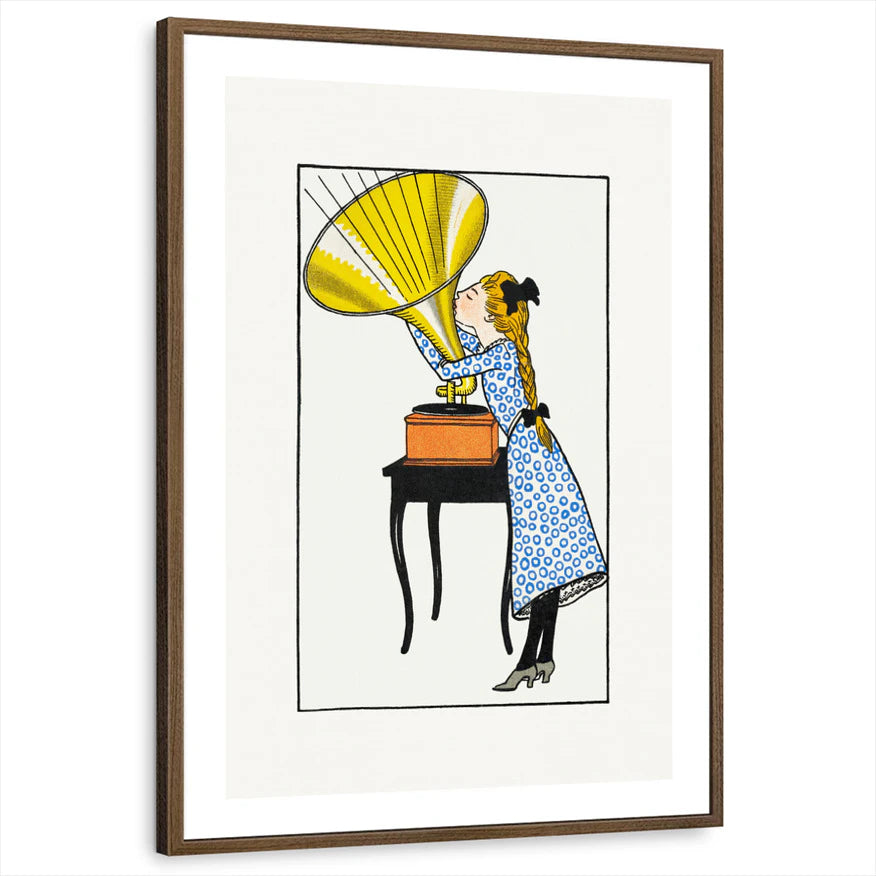 framed-print-brown-walnut-white-border