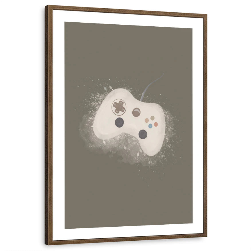framed-print-brown-walnut-white-border