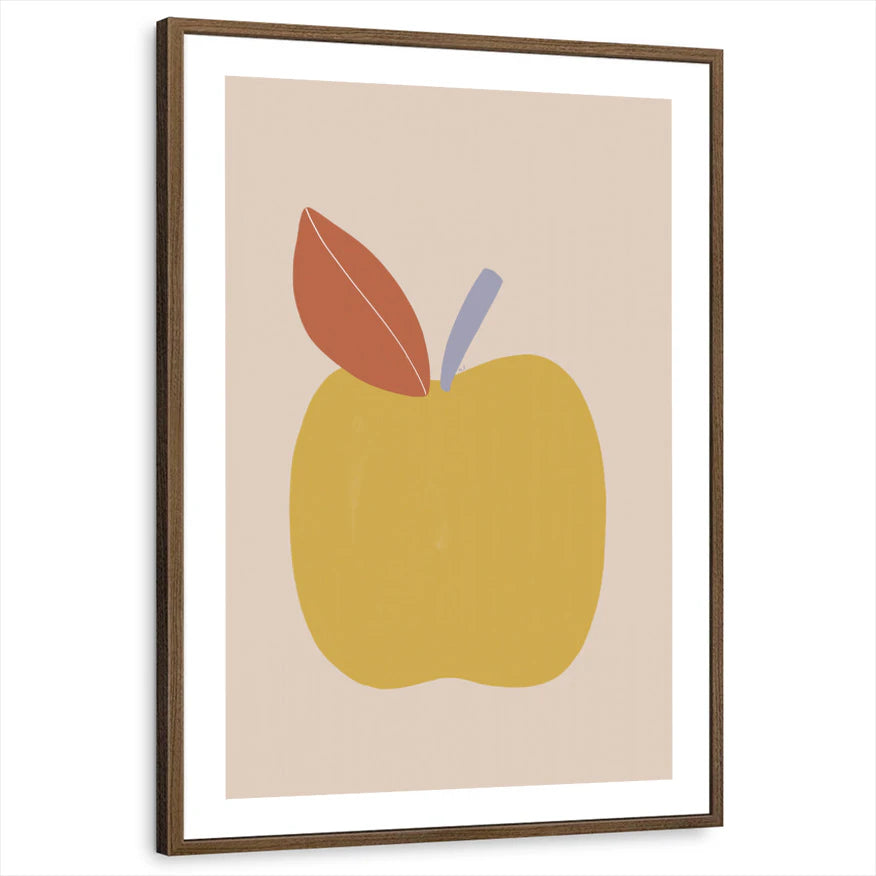 framed-print-brown-walnut-white-border