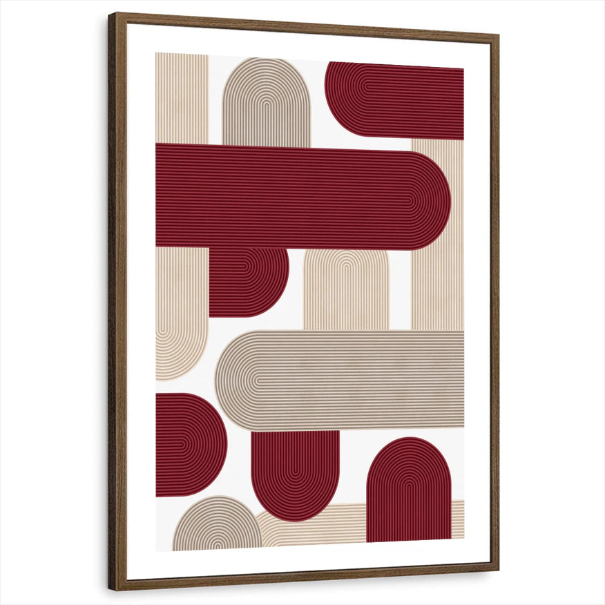 framed-print-brown-walnut-white-border