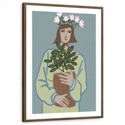 framed-print-brown-walnut-white-border