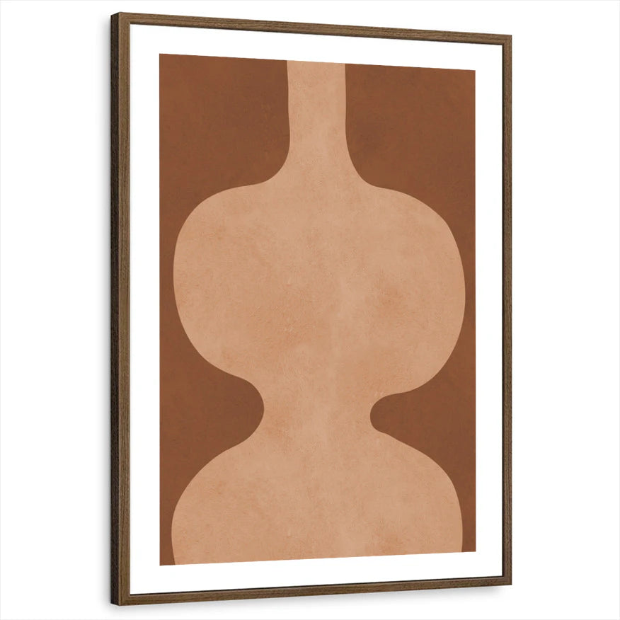 framed-print-brown-walnut-white-border