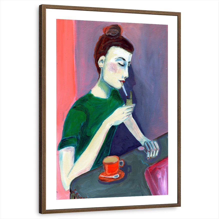 framed-print-brown-walnut-white-border