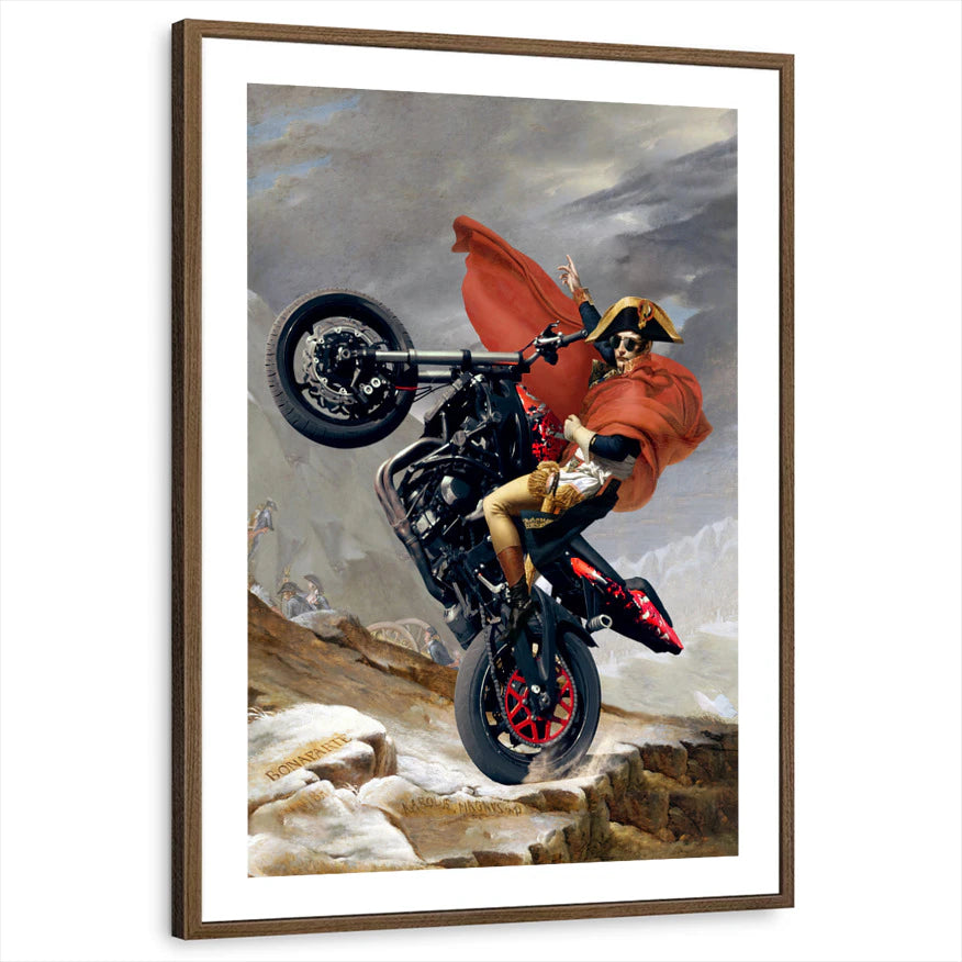 framed-print-brown-walnut-white-border