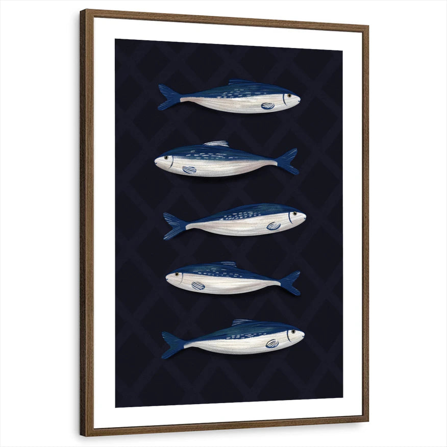 framed-print-brown-walnut-white-border
