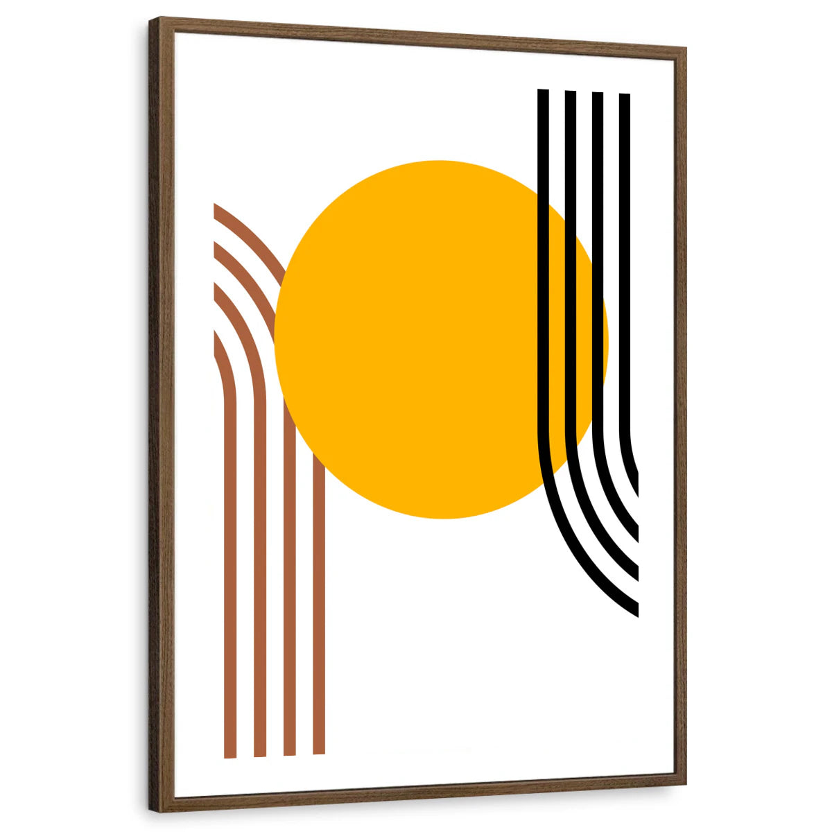 framed-print-brown-walnut-white-border