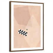 framed-print-brown-walnut-white-border