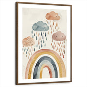 framed-print-brown-walnut-white-border