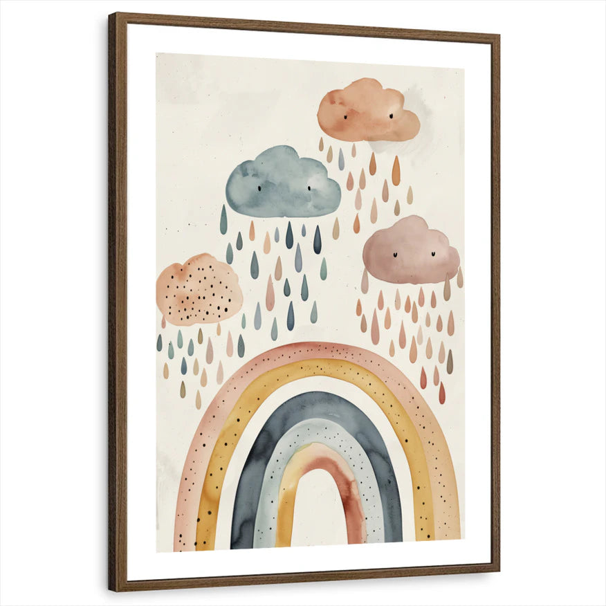 framed-print-brown-walnut-white-border