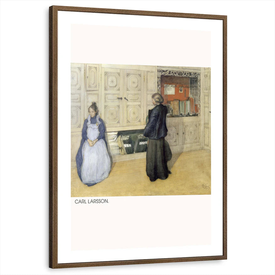 framed-print-brown-walnut-white-border