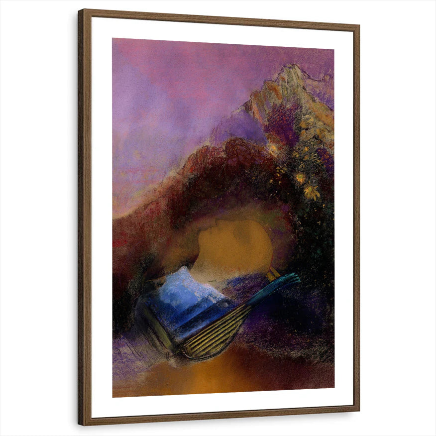 framed-print-brown-walnut-white-border
