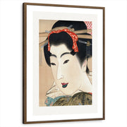 framed-print-brown-walnut-white-border