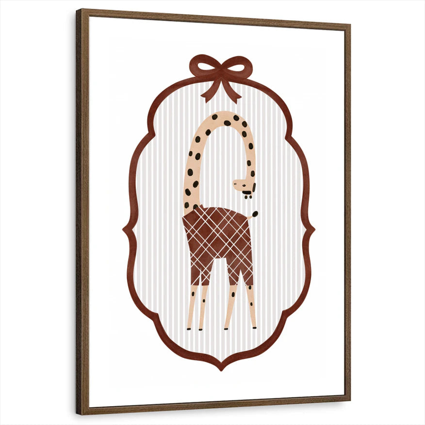 framed-print-brown-walnut-white-border