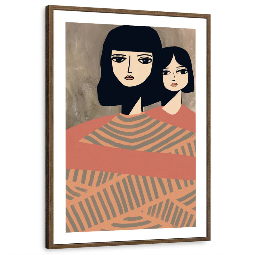 framed-print-brown-walnut-white-border