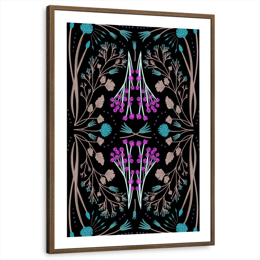 framed-print-brown-walnut-white-border