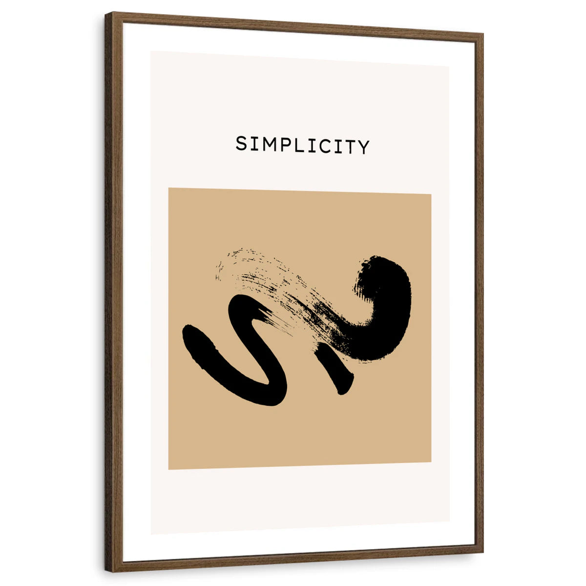 framed-print-brown-walnut-white-border