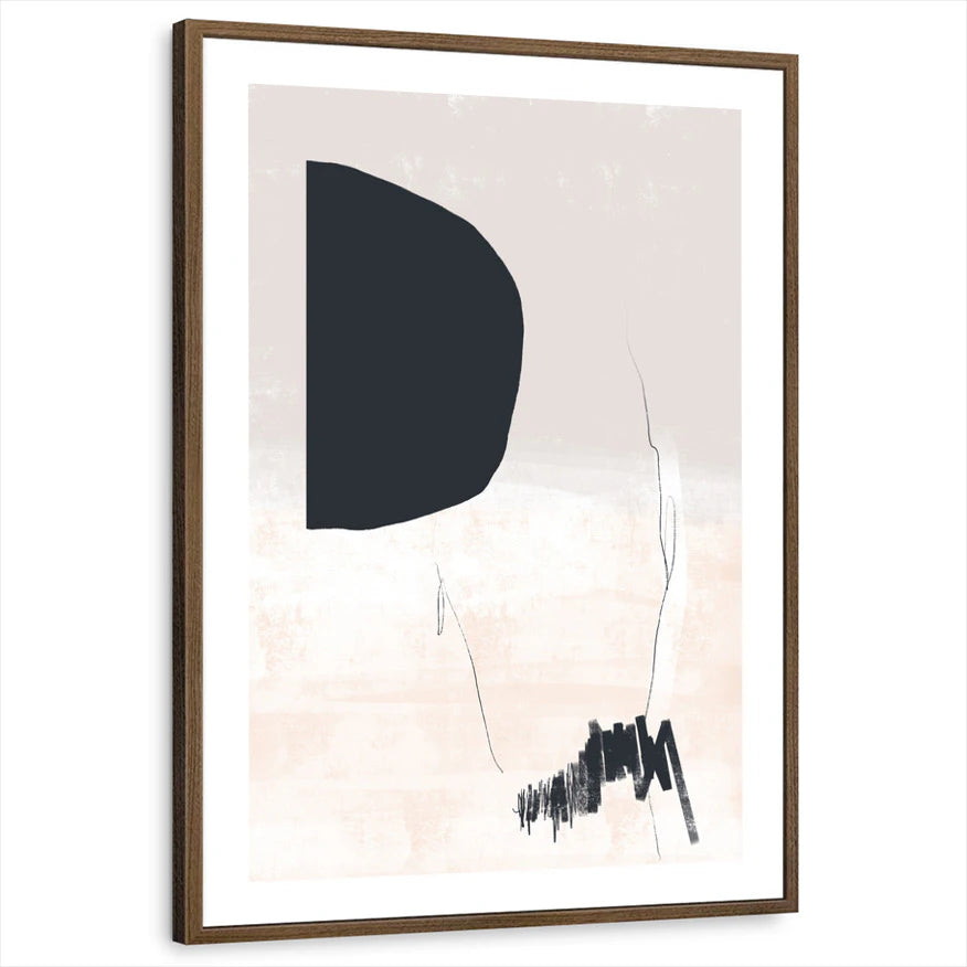 framed-print-brown-walnut-white-border