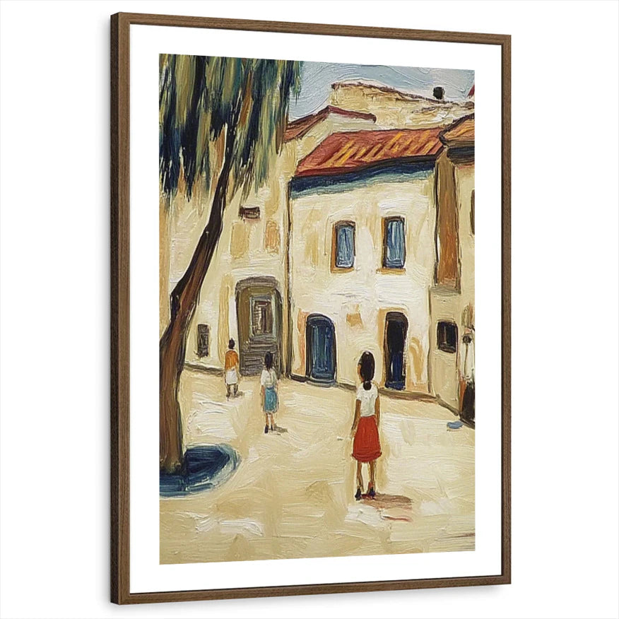 framed-print-brown-walnut-white-border