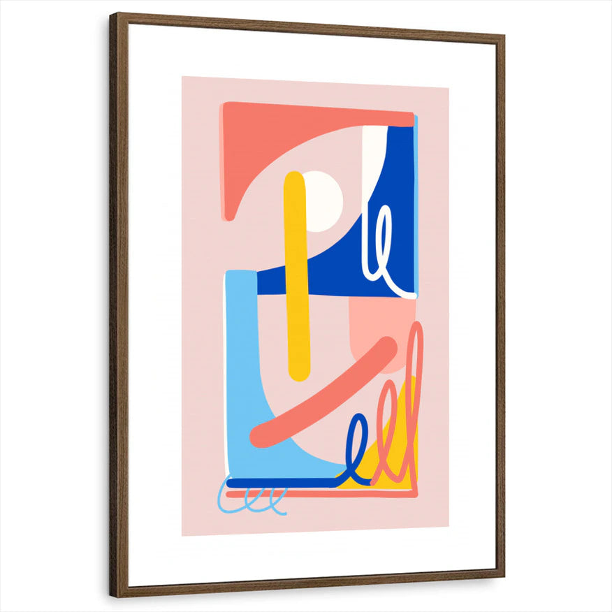 framed-print-brown-walnut-white-border