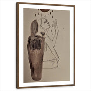 framed-print-brown-walnut-white-border