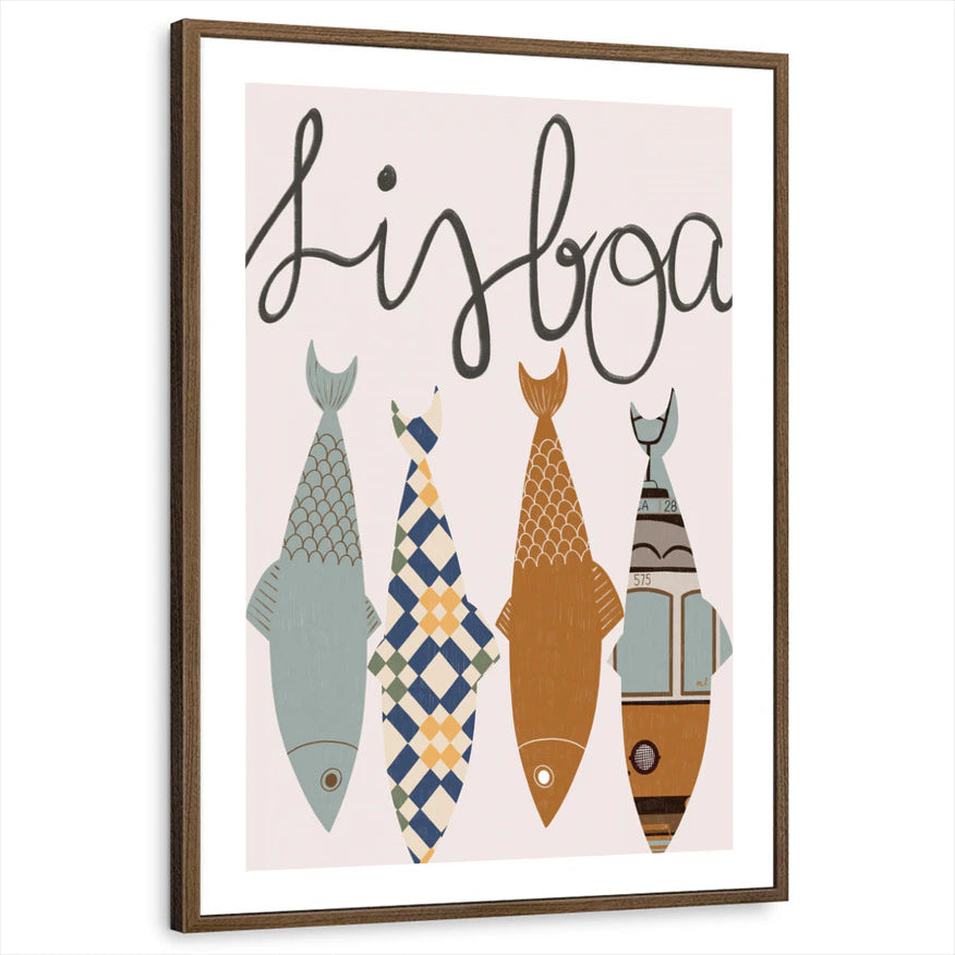 framed-print-brown-walnut-white-border