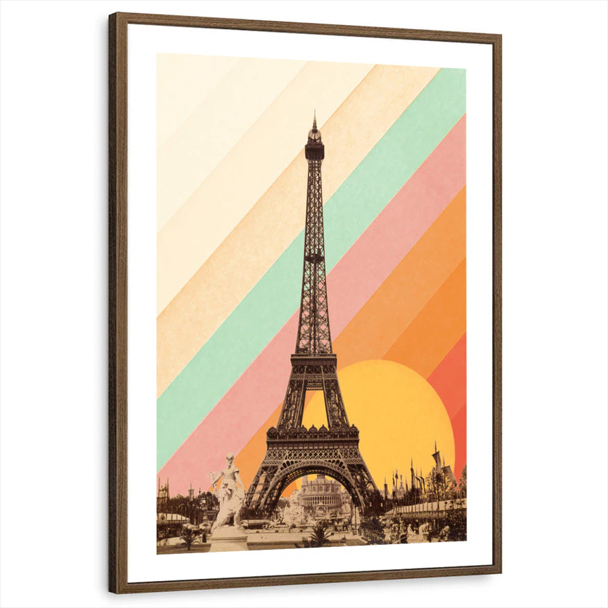 framed-print-brown-walnut-white-border