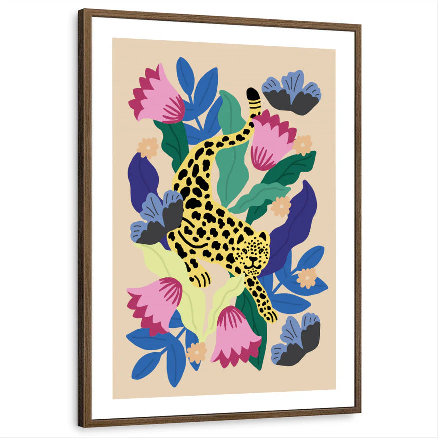 framed-print-brown-walnut-white-border