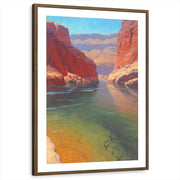 framed-print-brown-walnut-white-border
