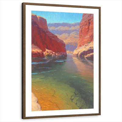 framed-print-brown-walnut-white-border
