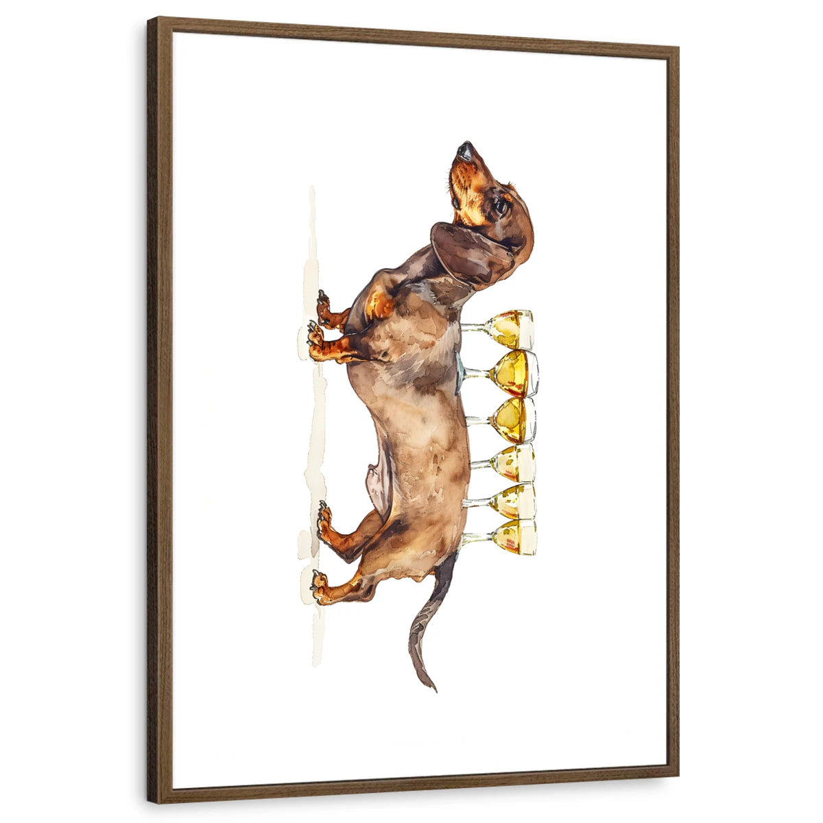 framed-print-brown-walnut-white-border