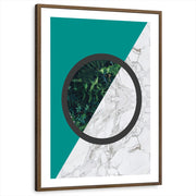 framed-print-brown-walnut-white-border