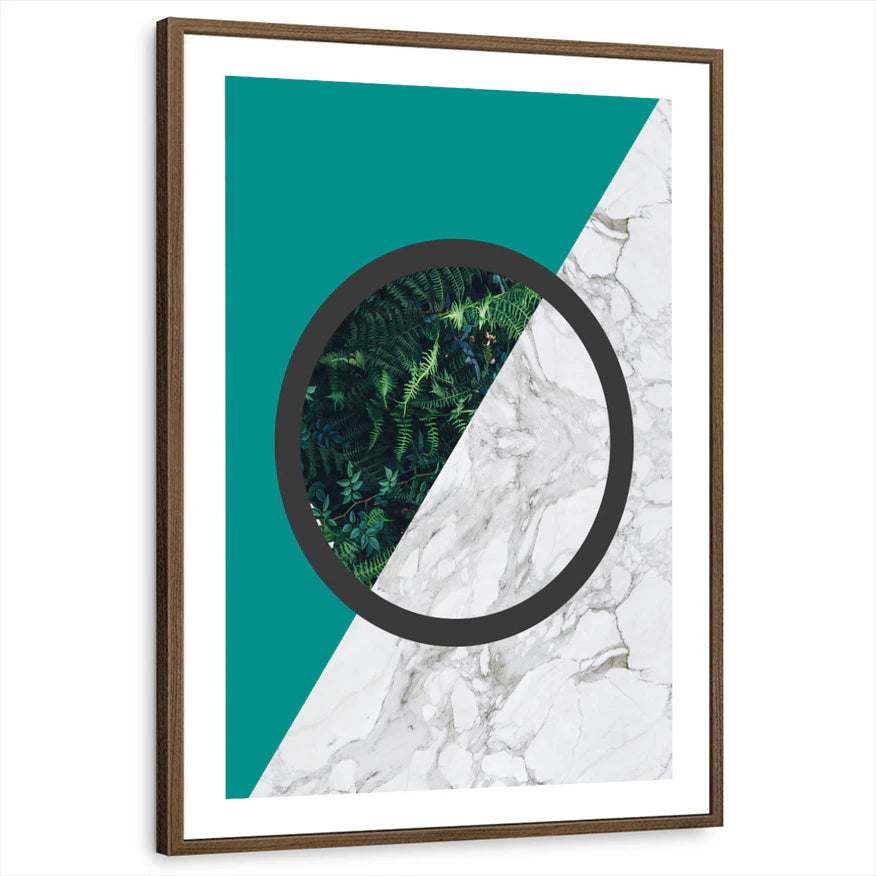 framed-print-brown-walnut-white-border