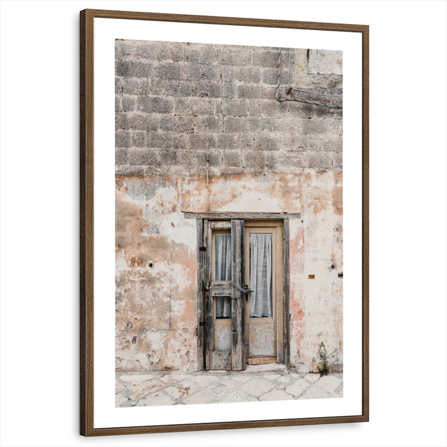 framed-print-brown-walnut-white-border