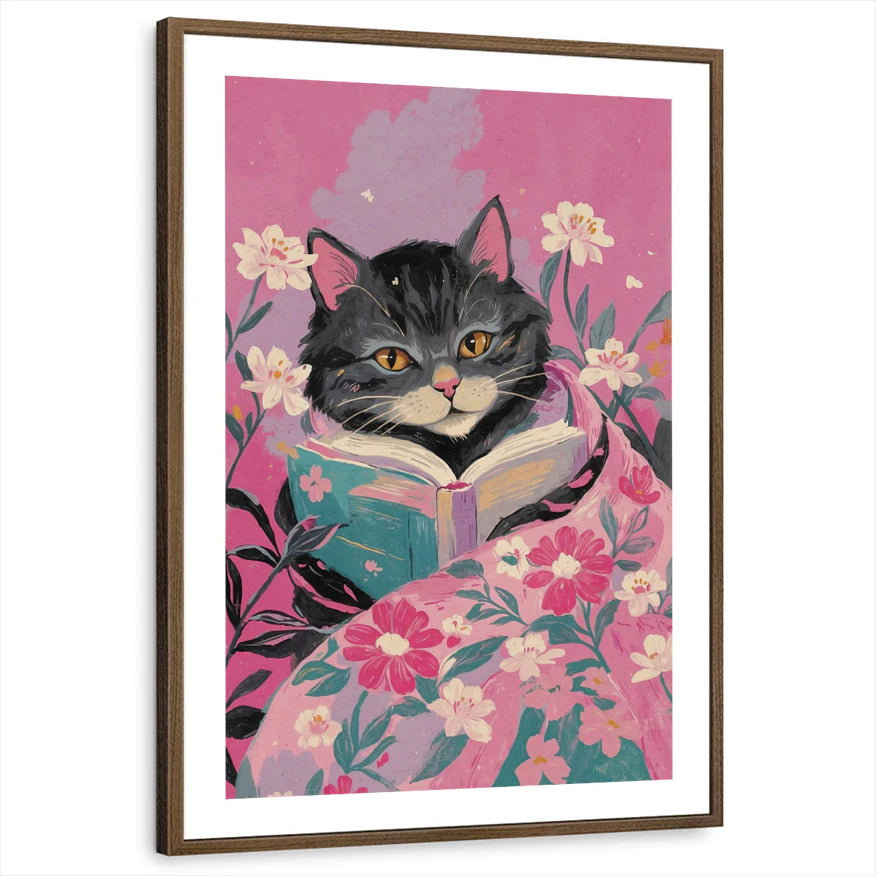 framed-print-brown-walnut-white-border